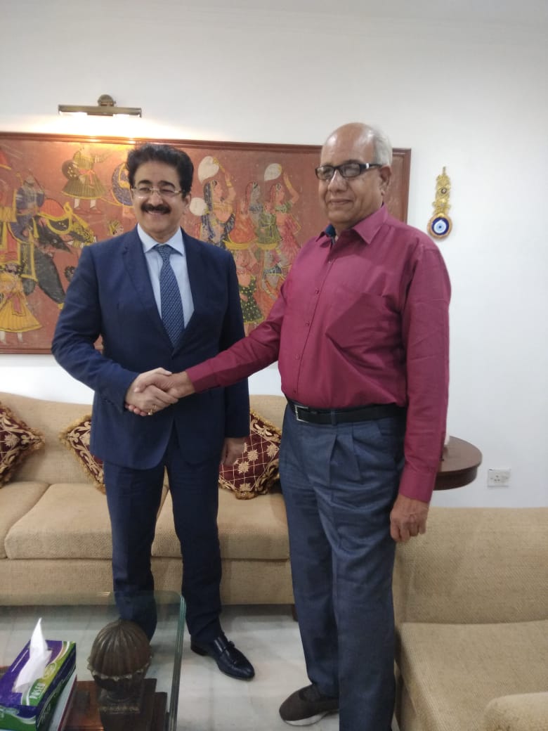 Yogesh Bhatt with Sandeep Marwah